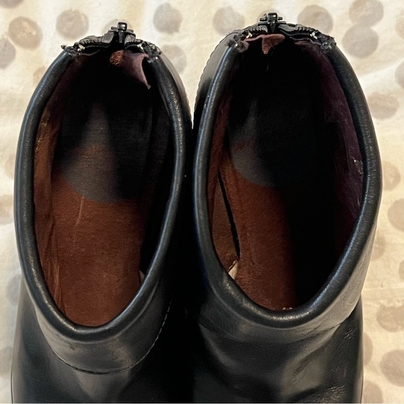 Wonders of Spain Black Comfort Round Toe Bootie Boots Size 36 - Picture 11 of 14